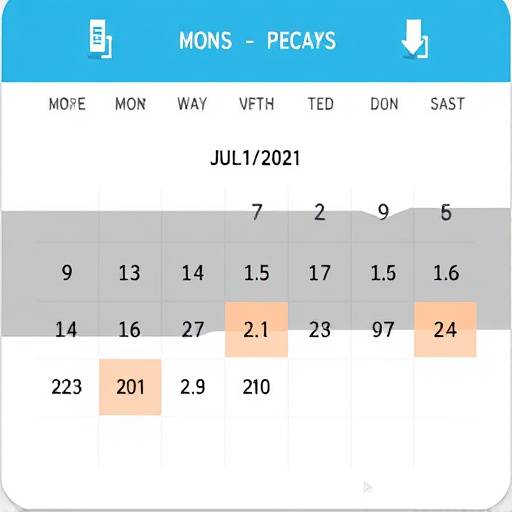 Un calendario con la fecha resaltada, simbolizando la actualización de la política