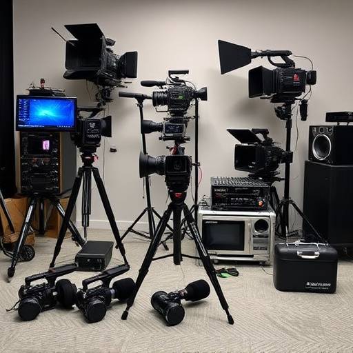 Variedad de equipos de video profesionales disponibles para alquiler